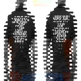 ユウ・ダルビッシュ・トゥデイ・トゥモロー・フォーエバー・ゲームデー メンズTシャツ バックプリント - Kawaiitshirt