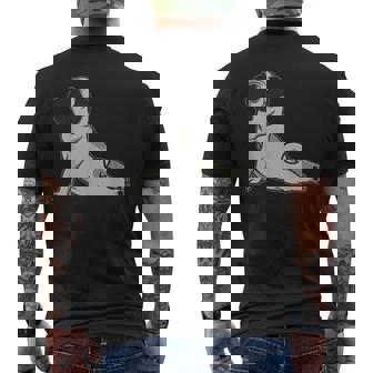 ヨガ パグ パグ メンズTシャツ バックプリント - Kawaiitshirt