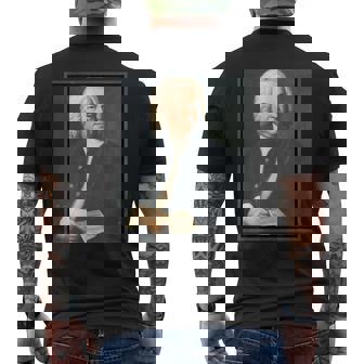 ヨハン・セバスチャン・バッハの絵画の肖像画1748 メンズTシャツ バックプリント - Kawaiitshirt