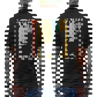 ヨークシャーテリア犬 メンズTシャツ バックプリント - Kawaiitshirt