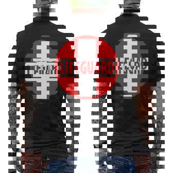 ライフガード、ベーシック。 メンズTシャツ バックプリント - Kawaiitshirt