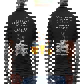 ラオスクリプトで面白いラオスビール飲酒tシャツ メンズTシャツ バックプリント - Kawaiitshirt