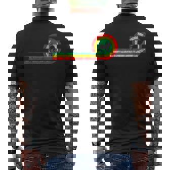 ラスタファリアンカラーのユダのライオン。ラスタとレゲエのファンに。 メンズTシャツ バックプリント - Kawaiitshirt