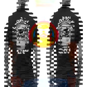 ラバーダッキークルーアイラブダックスラバーズファニーラバーダック メンズTシャツ バックプリント - Kawaiitshirt