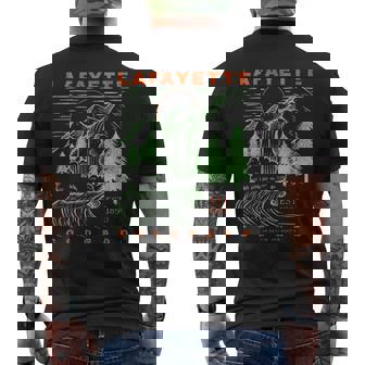 ラファイエット コロラド クール 旅行 お土産 素朴なラファイエット メンズTシャツ バックプリント - Kawaiitshirt