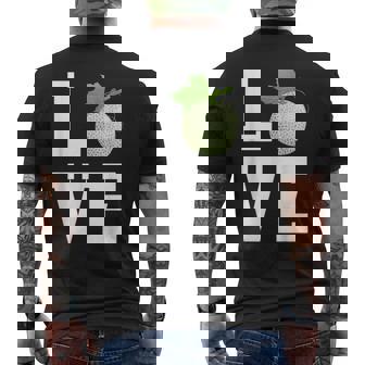 ラブカンタロープ メロン アウトフィット マスクメロン メンズTシャツ バックプリント - Kawaiitshirt