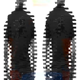 ブラック ラブラドールレトリバー シャツ ラブラドール ラブ ママ パパ チョコレート メンズTシャツ バックプリント - Kawaiitshirt