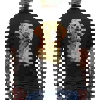 ラブラドールレトリバー 犬 モチーフ ペット ラブラドールレトリバー メンズTシャツ バックプリント - Kawaiitshirt