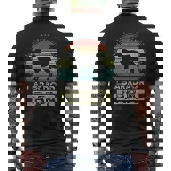 ラブラドール・パパ 父の日 ラブラドール・レトリーバー メンズTシャツ バックプリント - Kawaiitshirt