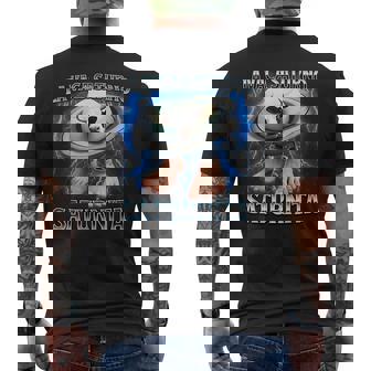 ラヴァカサトゥルノサトゥルニタ-イタリアンブレインロットミーム メンズTシャツ バックプリント - Kawaiitshirt