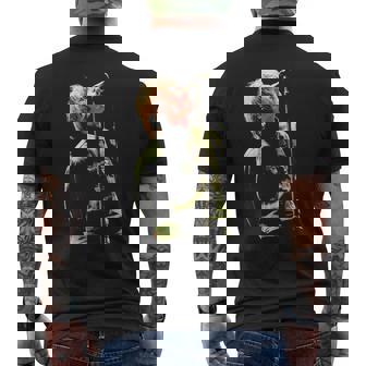 リアム・ギャラガーとオアシス・アット・バッチ城 1996 メンズTシャツ バックプリント - Kawaiitshirt