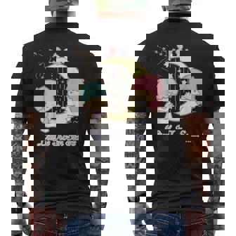 リトルツインスターズ コンサート ダークカラー メンズTシャツ バックプリント - Kawaiitshirt