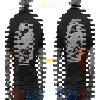 リモートスカウト ドイツ軍 フォーリングイーグル メンズTシャツ バックプリント - Kawaiitshirt