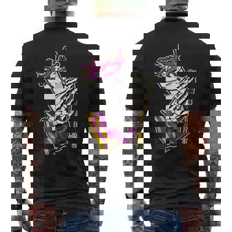 リーンシャツ、パープルドランク、ダーティダブルカップ、リーンライン メンズTシャツ バックプリント - Kawaiitshirt