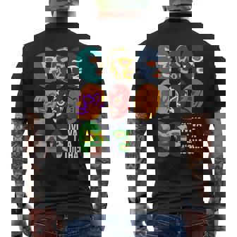 ルチャ・リブレ「ビバ・ラ・ルチャ！」 メンズTシャツ バックプリント - Kawaiitshirt