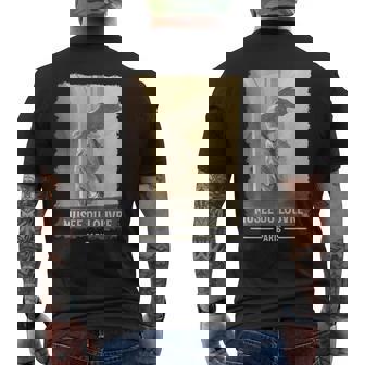 ルーヴル美術館 パリ フランス 翼のある勝利 筆プリント メンズTシャツ バックプリント - Kawaiitshirt