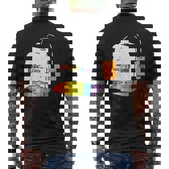 レインボーティーカップ Lgbtea Pride 愛らしいlgbtqプライド月間。 メンズTシャツ バックプリント - Kawaiitshirt