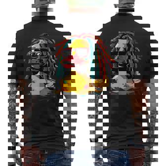 レゲエ ラバー アヒル ゴム アヒルの子 ジャマイカ ジャマイカ ルーツ メンズTシャツ バックプリント - Kawaiitshirt