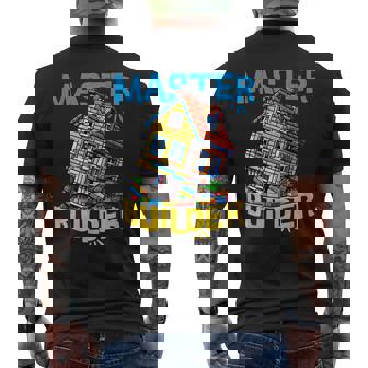 レゴのレンガ造りマスタービルダー面白い曲がった家。 メンズTシャツ バックプリント - Kawaiitshirt