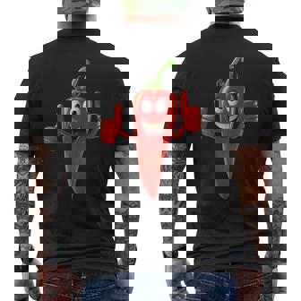 レッドパプリカ メンズTシャツ バックプリント - Kawaiitshirt