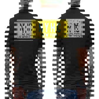 レトロ オールドスクール ニューヨーク ハードコア Nyhc パンクロックミュージック Nyc メンズTシャツ バックプリント - Kawaiitshirt