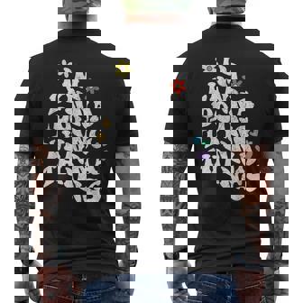 レトロ グルーヴィーなイム リンナ やってる リンナ 物事 面白い 母の日 メンズTシャツ バックプリント - Kawaiitshirt