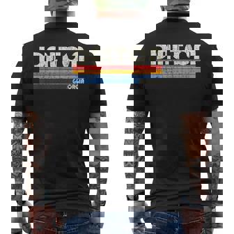 レトロ ヴィンテージ 70年代80年代スタイル ジョージア州ダルトン メンズTシャツ バックプリント - Kawaiitshirt