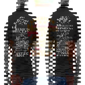 レトロ ヴィンテージ アメリカン オートバイ インディアン オールドバイカー 面白い メンズTシャツ バックプリント - Kawaiitshirt