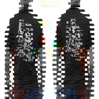 レトロでグルーヴィーなのはカイリーが理解できないもの メンズTシャツ バックプリント - Kawaiitshirt