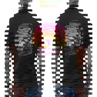 レトロなエステティックフロッグ メンズTシャツ バックプリント - Kawaiitshirt