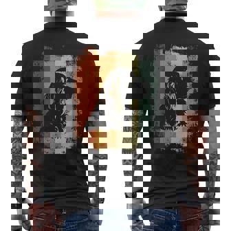 レトロなデザインのアメリカンコッカースパニエルドッグ メンズTシャツ バックプリント - Kawaiitshirt