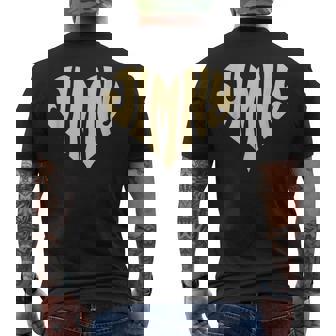 レトロなヴィンテージスタイルのラブハート。ジムニーアイボリーにフィット。 メンズTシャツ バックプリント - Kawaiitshirt