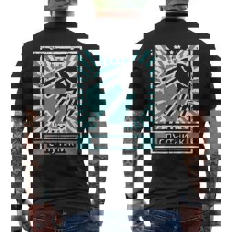 レトロソビエトプロパガンダスプートニクソ連ロシア語 メンズTシャツ バックプリント - Kawaiitshirt