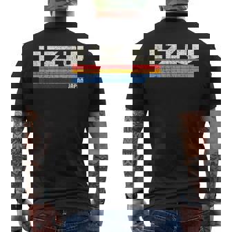 レトロヴィンテージ 70年代 80年代風 伊豆 日本 メンズTシャツ バックプリント - Kawaiitshirt