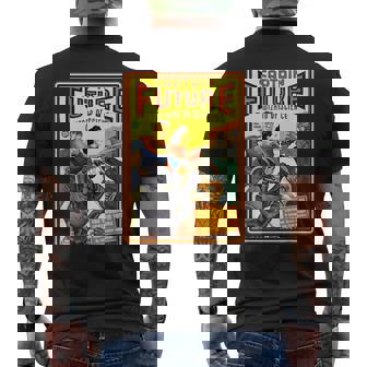 レトロヴィンテージキャプテンフューチャーコミックマガジン メンズTシャツ バックプリント - Kawaiitshirt