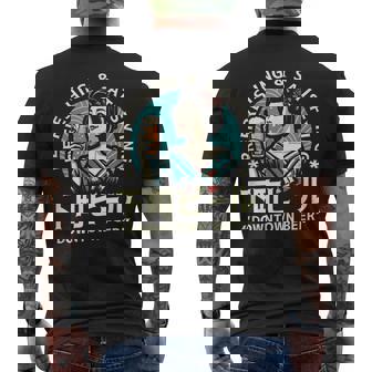 レトロ日本ビール 昭和ヴィンテージ 昭和ガール ダウンタウンビール メンズTシャツ バックプリント - Kawaiitshirt