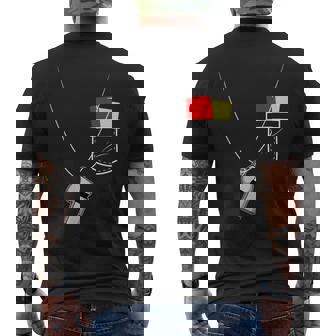 レフリーユニフォーム レフリー メンズTシャツ バックプリント - Kawaiitshirt