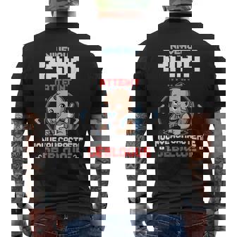 レベル お父さん アンロック 未来 父 息子 アナウンス 妊娠 ゲーマー メンズTシャツ バックプリント - Kawaiitshirt