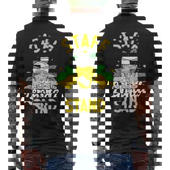 レモネードスタンド スタッフ レモネードスタンド Ceo レモネードメーカー メンズTシャツ バックプリント - Kawaiitshirt