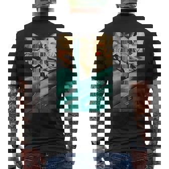 レンピカセルフポートレートの絵画autoportrait タマラ・ド・レンピッカ メンズTシャツ バックプリント - Kawaiitshirt