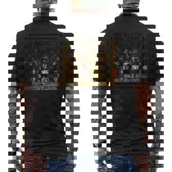 レンブラント、ナイトウォッチ メンズTシャツ バックプリント - Kawaiitshirt