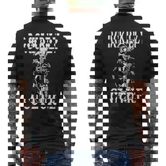 ロカビリー カルチャー ロック スカル タトゥー ピンナップ ロカビリー メンズTシャツ バックプリント - Kawaiitshirt