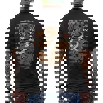 ロシアンベア ジム ストロングベア 動物 ロシア 国立動物 メンズTシャツ バックプリント - Kawaiitshirt