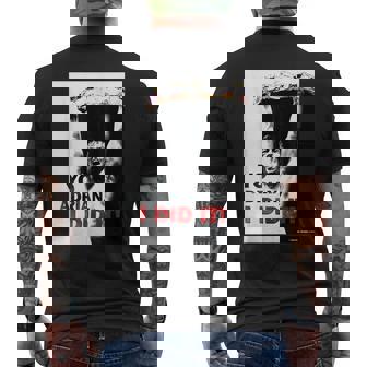 ロッキーよエイドリアン、やった メンズTシャツ バックプリント - Kawaiitshirt