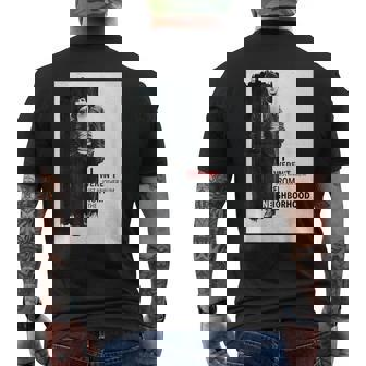 ロッキー・フロム・ザ・ネイバーフッド メンズTシャツ バックプリント - Kawaiitshirt