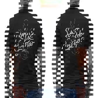 ロックンロールグランパギターサンバースト メンズTシャツ バックプリント - Kawaiitshirt