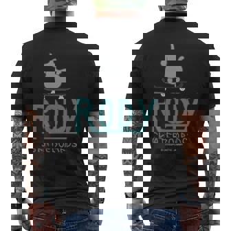 ロディ Rody（Rody Of ThetreetSkateboard_Green バックプリント メンズTシャツ バックプリント - Kawaiitshirt