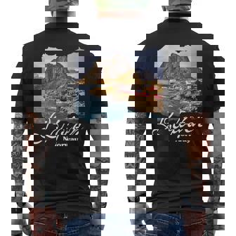 ロフォーテン諸島ノルウェーお土産ロフォーテン 長袖tシャツ メンズTシャツ バックプリント - Kawaiitshirt