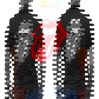 ローリングストーンズ 公式クラシックタン メンズTシャツ バックプリント - Kawaiitshirt
