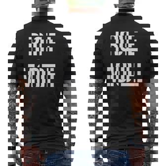 ロールモデル メンズTシャツ バックプリント - Kawaiitshirt